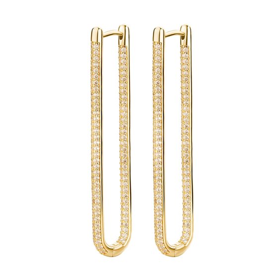 Orecchini Rosato Donna Bianca in Argento Cubic Zirconia RZBI76 - RZBI76